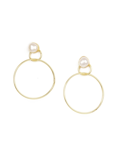 

NAMASYA Gold-Plated Circular Drop Earrings