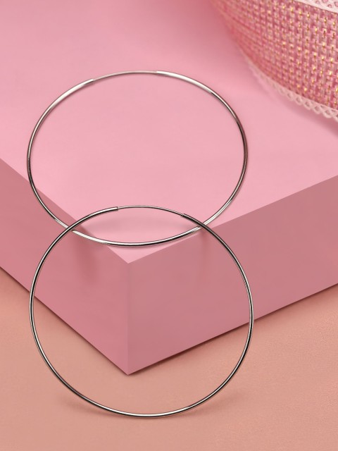 

Accessorize Silver-Plated Circular Hoop Earrings