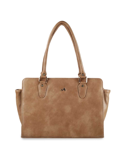 

Metro Brown PU Structured Shoulder Bag