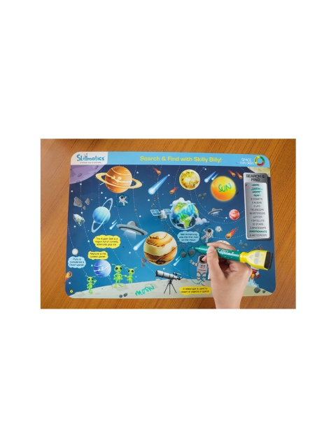 

Skillmatics Kids Blue & Yellow Space Explorers Wonders Of Space Game