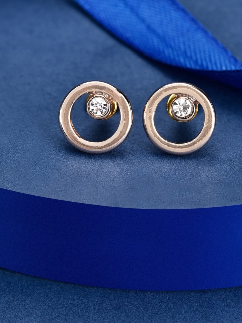 

Accessorize Transparent Gold Toned Studs Earrings