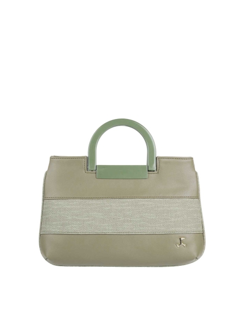 

Mochi Green Striped Purse Clutch