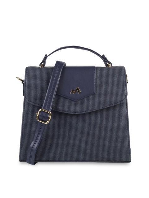 

Metro Blue Textured PU Structured Satchel