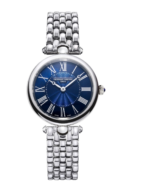 

Frederique Constant Women Blue Dial & Silver Toned Stainless Steel Bracelet Style Straps Analogue Watch