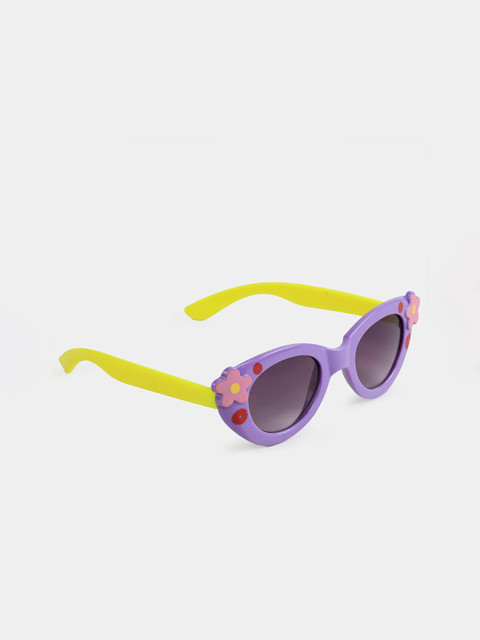 

DukieKooky Girls Grey Lens & Purple Cateye Sunglasses with UV Protected Lens 900354