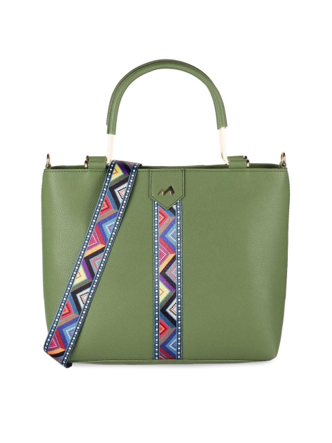

Metro Green Solid Shopper Handheld Bag