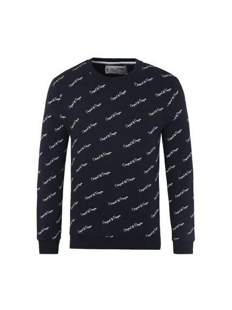 

Original Penguin Men Navy Blue Printed Sweatshirt
