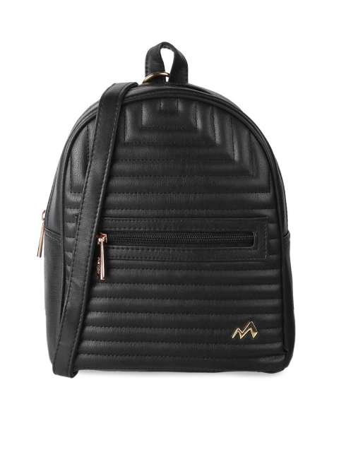 

Metro Black PU Structured Sling Bag