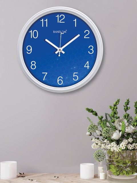

RANDOM Blue Contemporary 30.48 cm Wall Clock