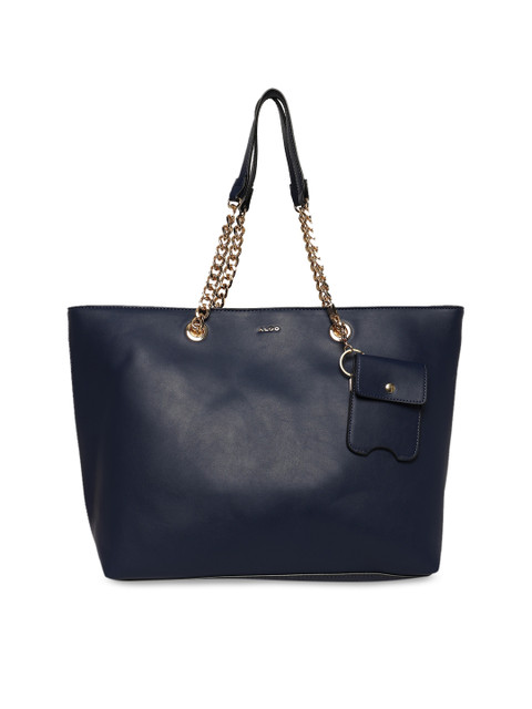 

ALDO Blue PU Structured Shoulder Bag