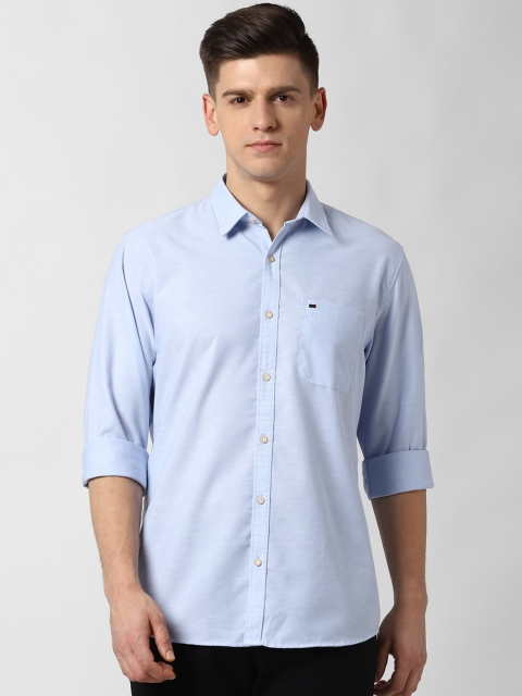 

Peter England Casuals Men Blue Slim Fit Casual Shirt