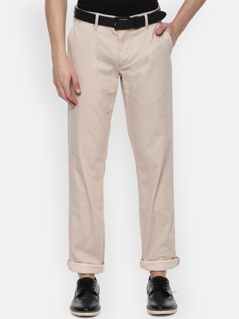 

Louis Philippe Sport Men Beige Slim Fit Regular Trousers