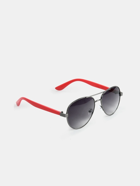 

DukieKooky Kids Grey Lens & Red Aviator Sunglasses with UV Protected Lens 900297-Grey