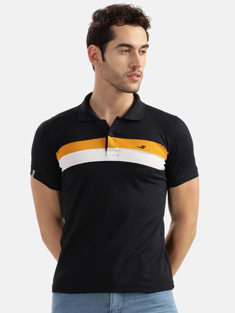 

V2 Value & Variety Men Navy Blue NA Mandarin Collar Applique T-shirt NA