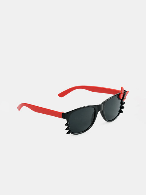 

DukieKooky Girls Black Lens & Red Wayfarer Sunglasses with UV Protected Lens