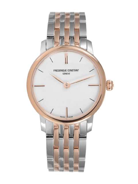 

Frederique Constant Women Silver-Toned Stainless Steel Analogue Watch FC-200V1S32B