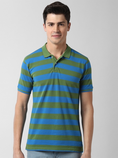 

Peter England Casuals Men Multi Striped Polo Collar T-shirt