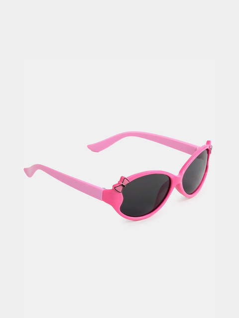 

DukieKooky Girls Black Lens & Pink Oval Sunglasses with UV Protected Lens 900339