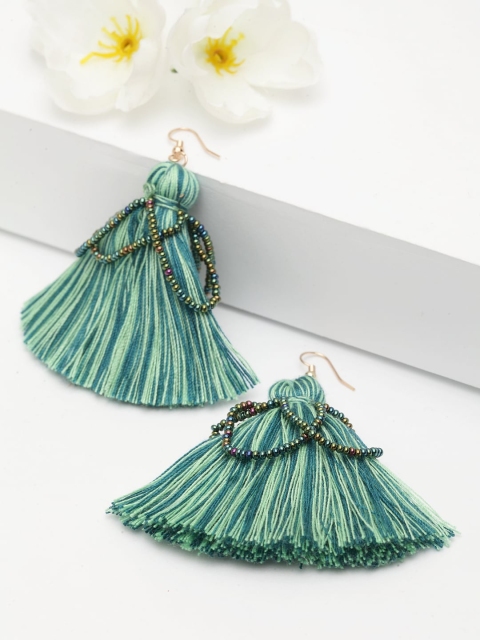 

AVANT-GARDE PARIS Green Contemporary Drop Earrings