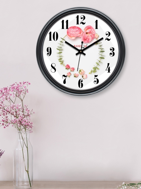 

RANDOM Black & White Printed Contemporary 30.48 cm Wall Clock