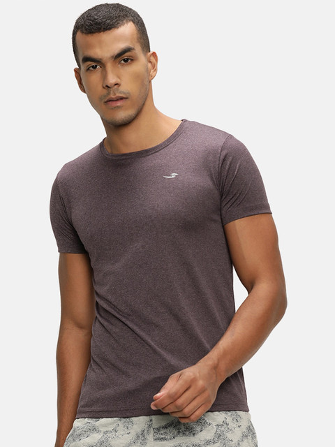 

V2 Value & Variety Men Purple Drifit Half Sleeves T-Shirt