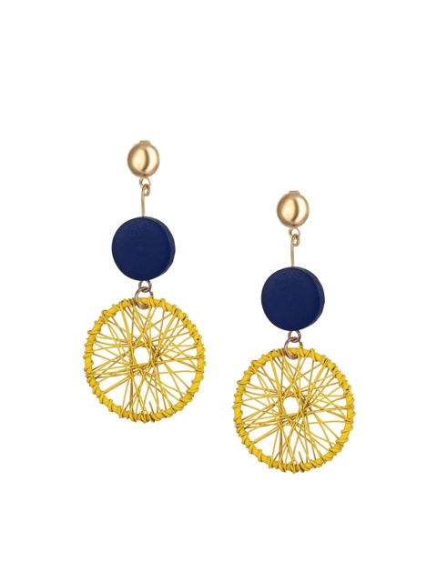 

YoungWildFree Gold-Toned Contemporary Studs Earrings