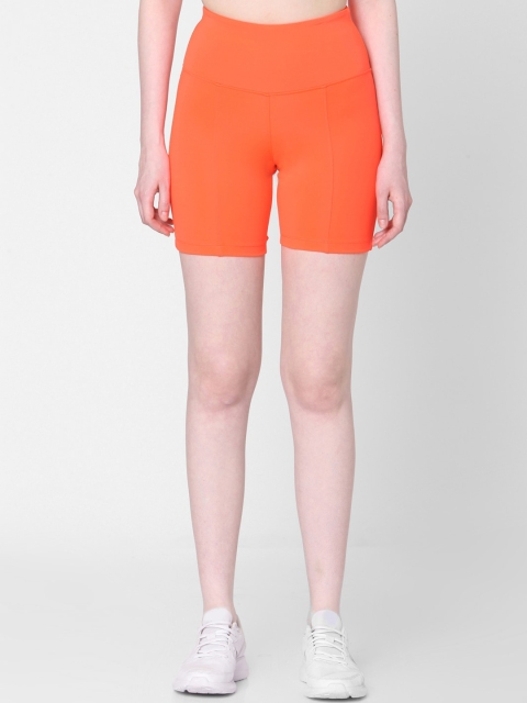 

Silvertraq Women Orange Regular Fit Hot Pants