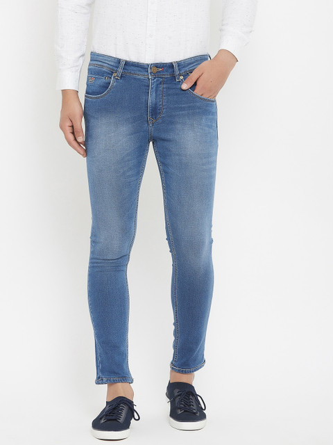 

Canary London Men Blue Tapered Fit Low-Rise Heavy Fade Jeans