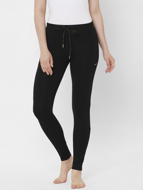 

Sweet Dreams Women Black Solid Lounge Pants
