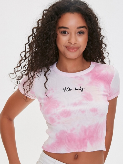 

FOREVER 21 Pink Regular Crop Top