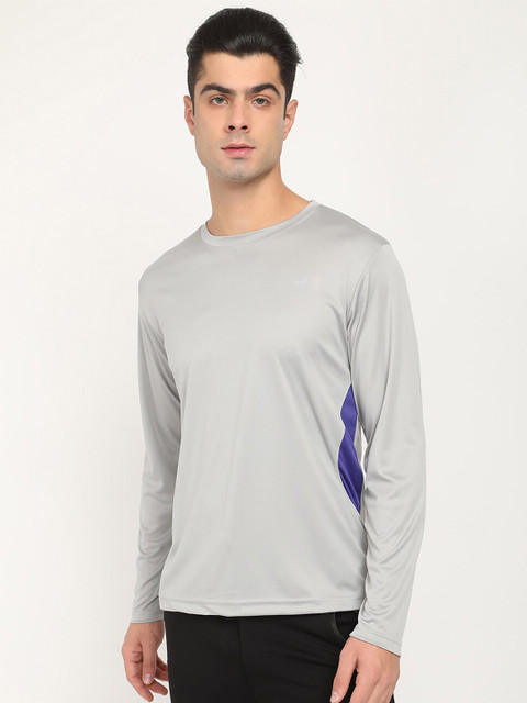 

V2 Value & Variety Men Grey & Blue T-shirt