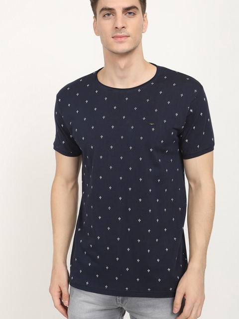 

V2 Value & Variety Men Navy Blue T-shirt