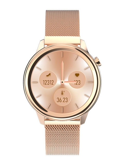 

OPTA Rose Gold-Toned Bluetooth Fitness Smart Watch SB-004