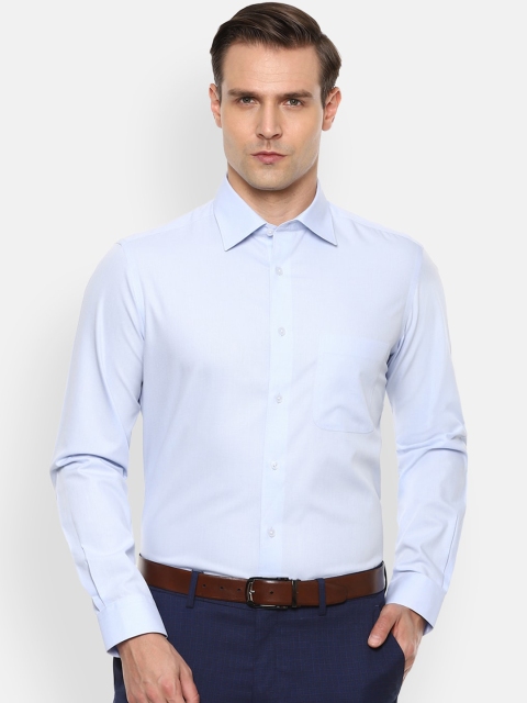 

Louis Philippe Permapress Men Blue Formal Shirt