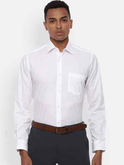 

Van Heusen Men White Casual Shirt
