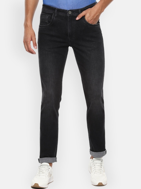 

V Dot Men Black Slim Fit Jeans