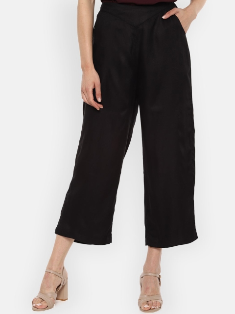 

Van Heusen Woman Women Black Culottes Trousers