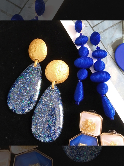 

YoungWildFree Gold-Toned Contemporary Drop Earrings