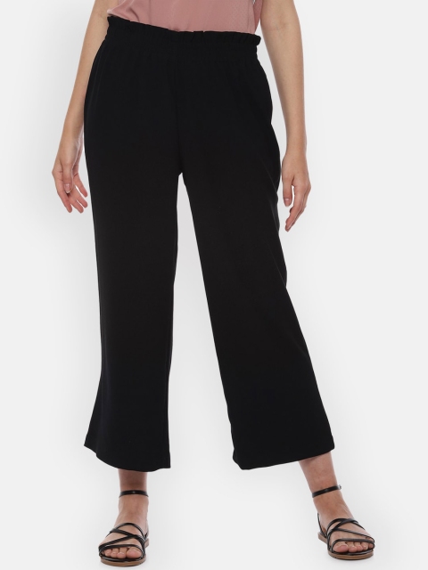 

Van Heusen Woman Women Black Parallel Trousers