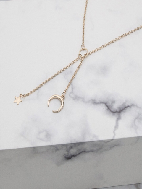 

YoungWildFree Gold-Toned & Gold-Toned Brass Gold-Plated Layered Necklace