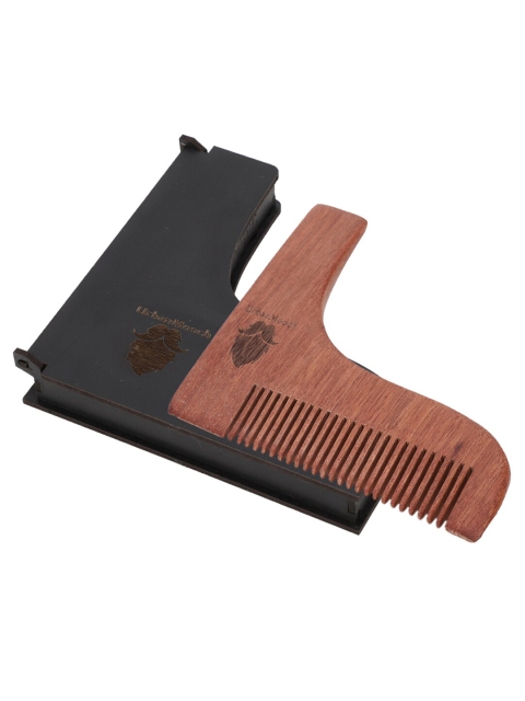 

UrbanMooch Men Brown Wooden Beard Shaping Comb