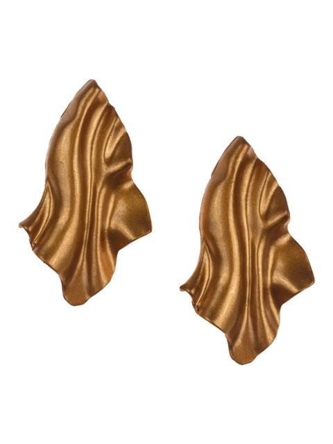

YoungWildFree Gold-Toned Contemporary Studs Earrings