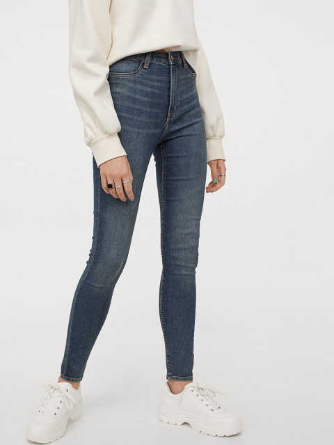 

H&M Women Blue Super Skinny High Jeans