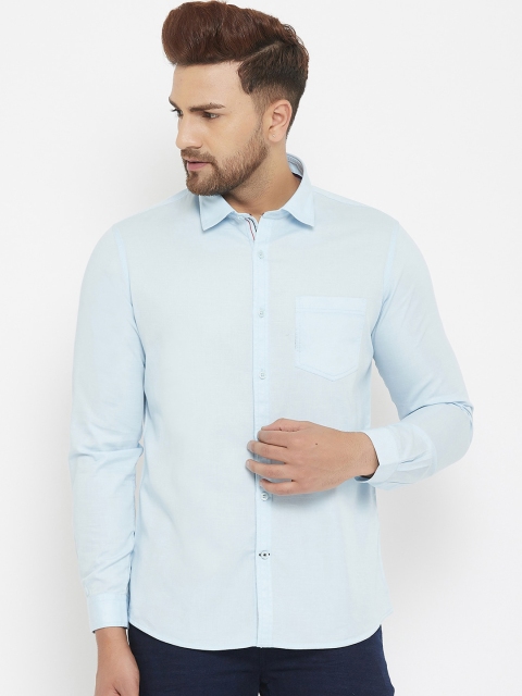 

Canary London Men Blue Smart Slim Fit Casual Shirt