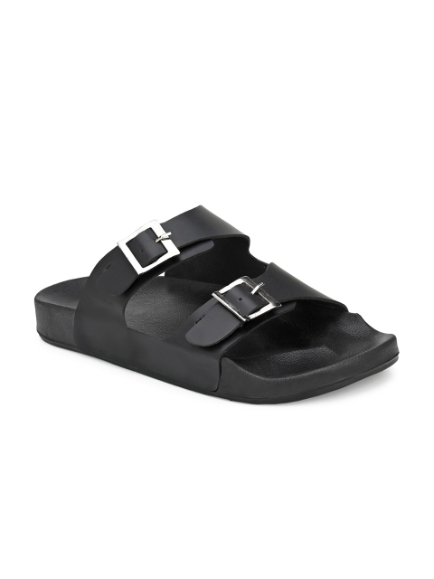 

AfroJack Men Black Sliders