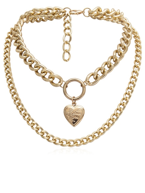 

YoungWildFree 18k Gold-Plated Brass Layered Necklace