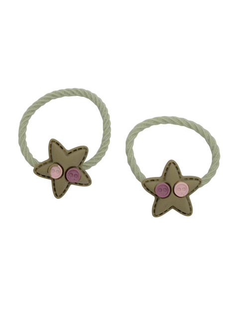 

Stoln Girls Green Set of 2 Ponytail Holders