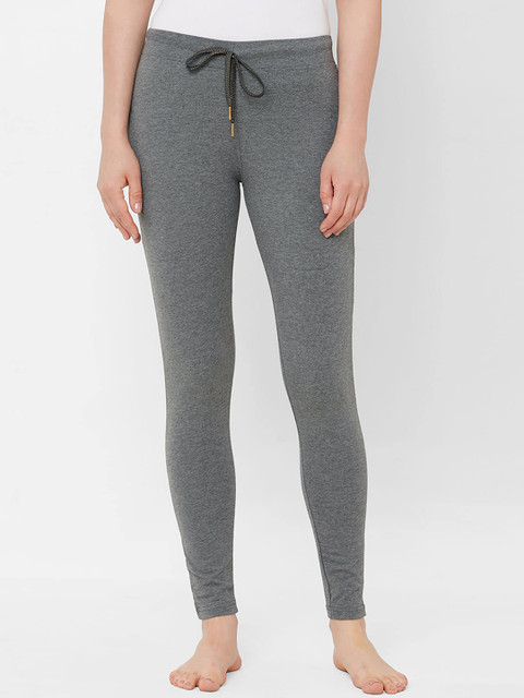 

Sweet Dreams Women Grey Solid Lounge Pants
