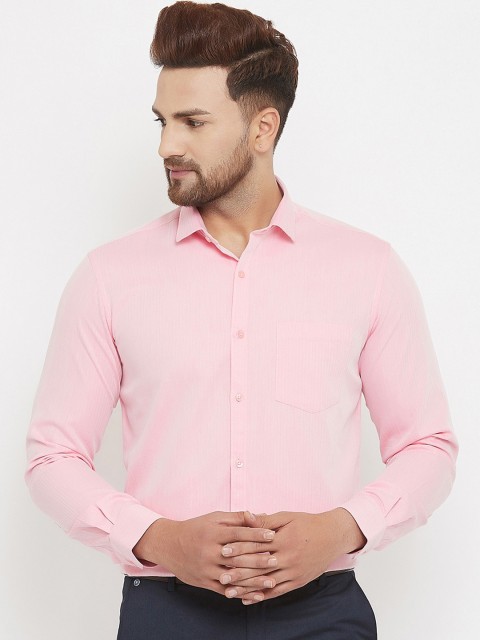 

Canary London Men Pink Slim Fit Casual Shirt