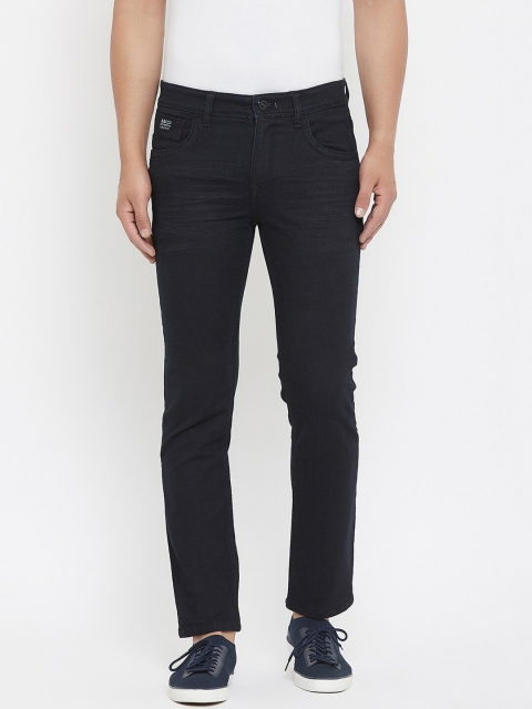 

American Archer Men Black Solid Slim Fit Low-Rise Jeans